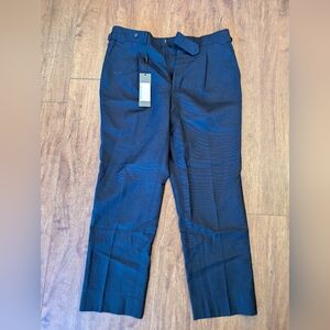 Men's Blue hop sack trousers.